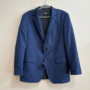 Boss  Navy Sport Coat 1 pc size 42R